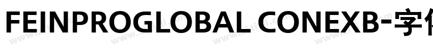 FeinProGlobal ConExB字体转换